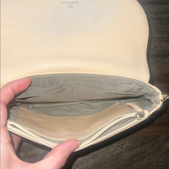 Chanel Beige Half Moon WOC Bag Purse - Picture 9 of 11